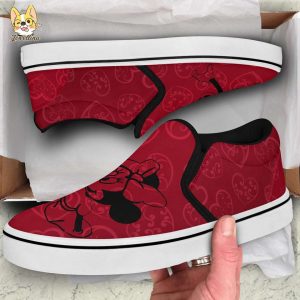 Lovely2BCouple2BMinnie2BMickey2BDisney2BValentines2BDay2BRed2BSlip2BOn2BShoes 1 1kEg7