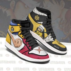 Luffy2Bx2BTrafalgar2BLaw2BAnime2BShoes2BOne2BPiece2BBoot2BSneakers LjWnL