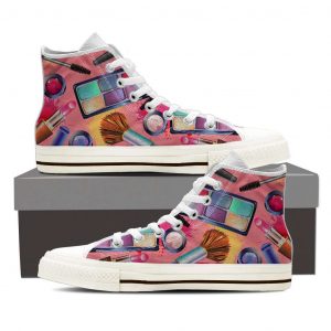 Makeup Artist Lover Canvas High Top Shoes 38580521 1