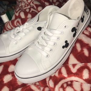 Mickey Mouse Emotions Custom Print Sneakers Canvas Low Top Shoes1 19023004 1