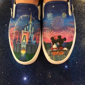 Mickey2BMinnie2BDisney2BCastle2BView2BSlip2BOn2BShoes2BSneakers BVYX7