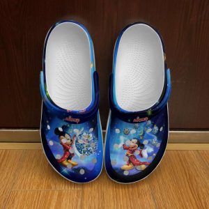 Mickey2BMouse2BFantasia2BFull2BPrint2BBlue2BOmbre2BDisney2BGraphic2BCartoon2BUnisex2BCrocs2BClogs2BCrocband2BShoes lJCrA