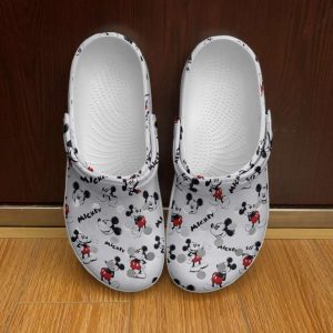 Mickey2BMouse2BLogo2BHead2BWhite2BRed2BDisney2BGraphic2BCartoon2BUnisex2BCrocs2BClogs2BCrocband2BShoes 2wnPk