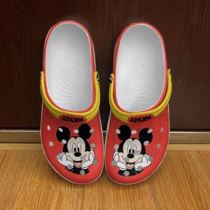 Mickey2BMouse2BRed2BPatterns2BDisney2BGraphic2BCartoon2BUnisex2BCrocs2BClogs2BCrocband2BShoes M7a4T