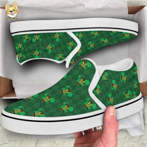 Mickey2BMouse2BSt2BPatricks2BDay2BGreen2BClove2BLeaves2BSlip2BOn2BShoes 1 aHr46