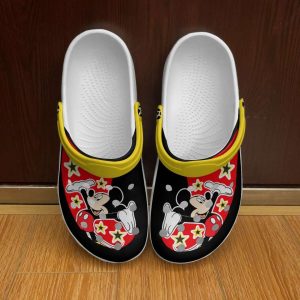 Mickey2BMouse2BStars2BRed2BBlack2BDisney2BGraphic2BCartoon2BUnisex2BCrocs2BClogs2BCrocband2BShoes hVvNu
