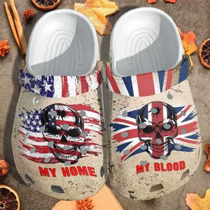 My2BBlood2BUk2BMy2BHome2BUsa2BFlag2BSkull2BBaseball2BCrocs2BClogs2BCrocband2BShoes CjBKS
