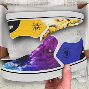 Naruto2BShippuden2BSasuke2BAnd2BNaruto2BSlip On2BShoes2BAnime2BSneakers 1 c5M61