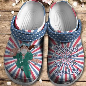 Nurse Superhero Isnt An Official Job Crocs Crocband Clog Shoes For Men Women 7419330 1