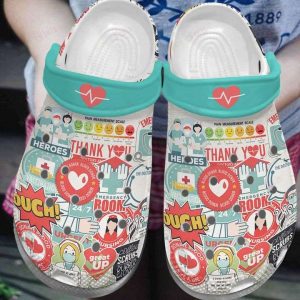 Nurse Thank You Crocs Crocband Clog Shoes For Men Women 71212613 1