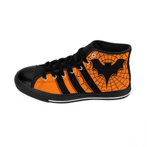 Orange2BBlack2BSpiderweb2BBat2BCreepy2BSpooky2BHalloween2BHigh2BTop2BSneakers2BShoes 1 baLVo