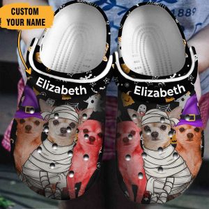 Personalized2BChihuahua2BDogs2BCosplay2BHalloween2BCrocs2BClogs2BCrocband2BShoes QUVyz