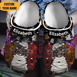 Personalized2BDachshund2BDogs2BCosplay2BHalloween2BCrocs2BClogs2BCrocband2BShoes 87jIU