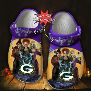 Personalized2BGreenbay2BPackers2BHalloween2BMovie2BHocus2BPocus2BCrocs2BClogs2BCrocband2BShoes AQlZD