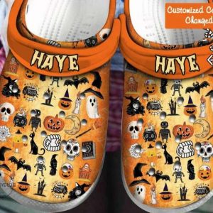 Personalized2BHalloween2BThings2BPumpkin2BCrocs2BClogs2BCrocband2BShoes murYp