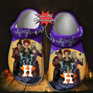 Personalized2BHouston2BAstros2BHalloween2BMovie2BHocus2BPocus2BCrocs2BClogs2BCrocband2BShoes orNig