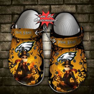 Personalized2BPhiladelphia2BEagles2BHalloween2BLight2BNightmare2BBefore2BChristmas2BCrocs2BClogs2BCrocband2BShoes fWNcZ