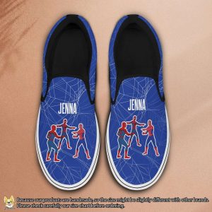 Personalized2BSuperhero2BNo2BWay2BHome2BCustom2BName2BSlip2BOn2BShoes d4R6e