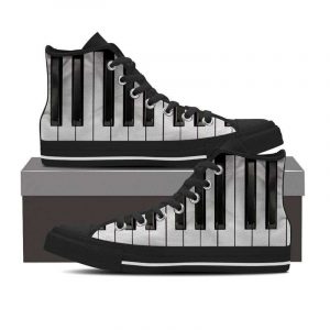 Piano Lover Musical Instrument Canvas High Top Shoes 47200552 1