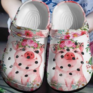 Pig Flower Farmer Crocband Crocs Clogs 19666929 1