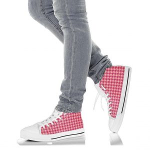 Pink Color Breast Cancer Awareness Pattern High Top Sneakers1 71255648 1
