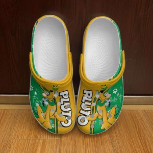 Pluto2BDog2BStrips2BGreen2BOrange2BDisney2BGraphic2BCartoon2BUnisex2BCrocs2BClogs2BCrocband2BShoes gsMZ6