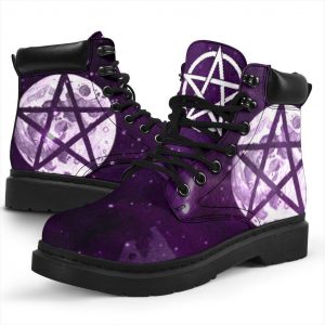 Purple Pentagram All Season Boots