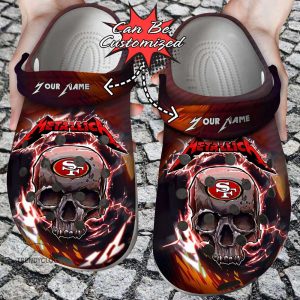 San2BFrancisco2B49ers2BCrocs2BPersonalized2BSkull2BLightning2BMetallica2BClogs2BCrocband2BShoes Pcxhb