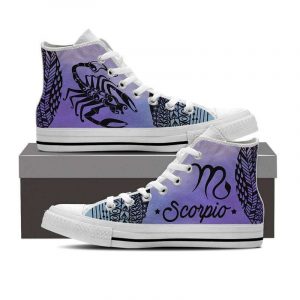 Scorpio Astrology Sign Canvas High Top Shoes 4844679 1
