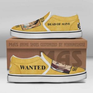 Shanks2Bx2BMonkey2BD2BLuffy2BShoes2BOne2BPiece2BAnime2BSlip2BOn2BSneakers 1 1w5R7