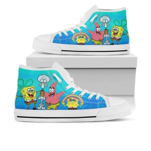 Spongebob2BSqarepants2BCartoon2BFan2BHigh2BTop2BShoes2BConverse2BStyle2BHigh2BTop2BSneakers n6Aku