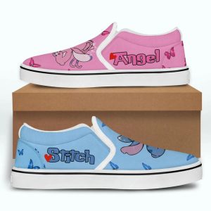 Stitch2B262BAngel2BCouple2BBlue2BPink2BButterflies2BPattern2BDisney 1 0TyWP