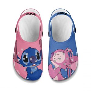 Stitch2BAngel2BKissing2BFull2BPrint2BPink2BBlue2BDisney2BGraphic2BCartoon2BCrocs2BClogs2BCrocband2BShoes 5rDJY