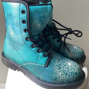 Teal2BMandala2BLolita2BCombat2BBoots2BGoth2BWinter2BBoot2B2 AC56G