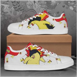 Typhlosion2BPokemon2BLow2Btop2BLeather2BSkate2BShoes OKFQl