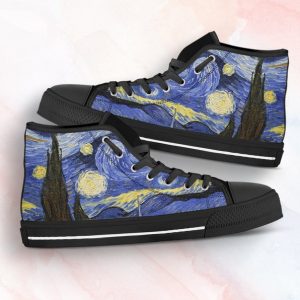 Van Gogh Shoes Starry Night High Top Shoes Sneakers for Art Lovers 1 1