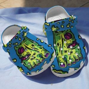 Zombie2BFeet2BHorror2BHalloween2BCrocs2BClogs2BCrocband2BShoes EEexJ