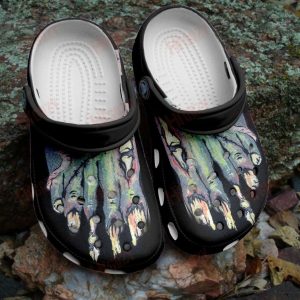 Zombie2BFoot2BHalloween2BCrocs2BClogs2BCrocband2BShoes stmS8
