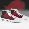 akatsuki cloud high top canvas shoes custom naruto anime sneakers oeUAg