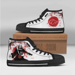 akatsuki hidan high top canvas shoes custom ninja under the sun1 aq3OZ