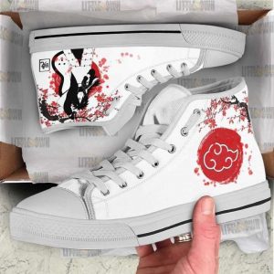 akatsuki madara uchiha high top canvas shoes custom ninja under the sun1 yjwK1