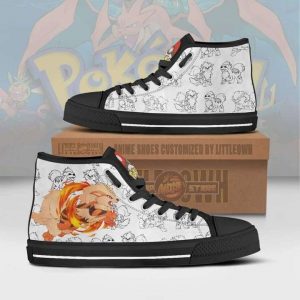 arcanine high top canvas shoes custom pokemon anime sneakers1 buuoi