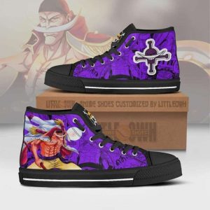 edward newgate high top shoes custom one piece anime canvas sneakers1 zQmDt