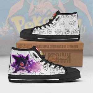 gengar high top canvas shoes custom pokemon anime sneakers1 lipns
