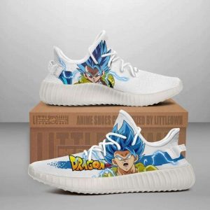 gogeta shoes yeezy dragon ball anime yeezy boost sneakers1 p3tzA