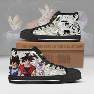 goku x vegeta x frieza high top canvas shoes custom dragon ball anime mixed manga style1 JmK5Y