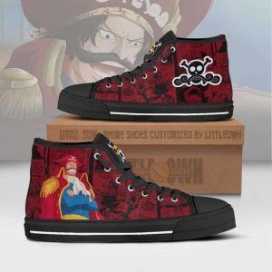 gol d roger high top shoes custom one piece anime canvas sneakers1 oY29N