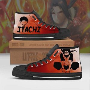 itachi naruto anime custom all star high top sneakers canvas shoes1 fet8F