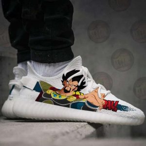 king vegeta shoes yeezy dragon ball anime yeezy boost sneakers1 o1dAf