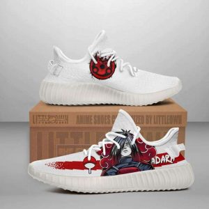madara shoes yeezy sharingan sneakers anime yeezy boost shoes1 8D5s2